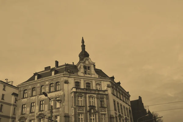 在托伦，波兰的历史建筑 — 图库照片