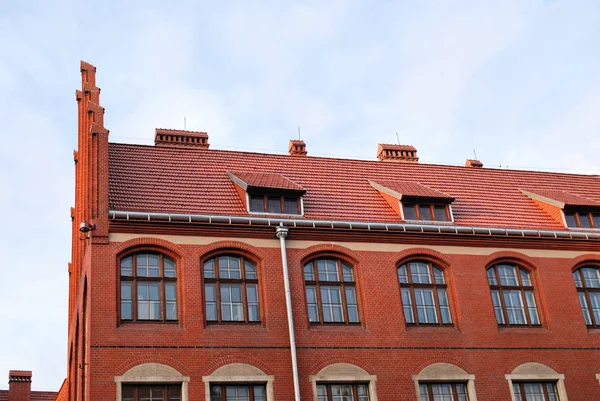 Edificio storico a Torun, Polonia — Foto Stock