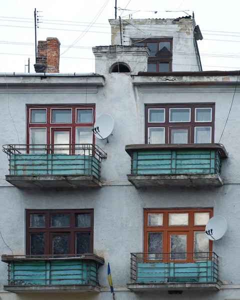 Autêntica casa ucraniana — Fotografia de Stock
