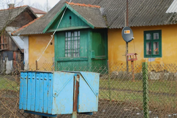 Authentisches ukrainisches Haus — Stockfoto