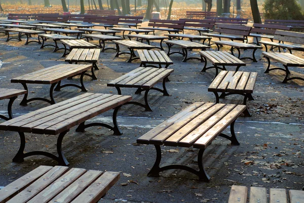 Park Benches — Stock Photo, Image