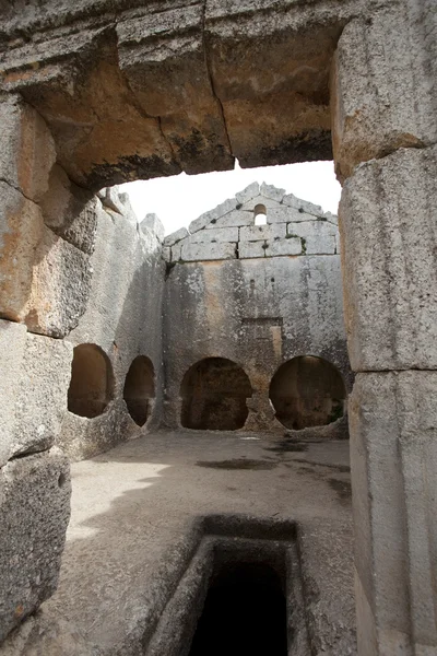 Local de sepultamento no mosteiro de São Simeão. Síria — Fotografia de Stock