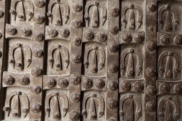 Decorative motif in the form of horseshoes in the fortress of A — Stock Photo, Image