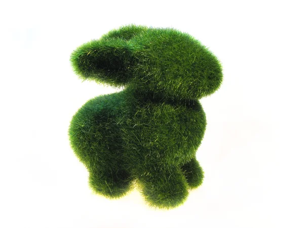 Zelený zajíček. — Stock fotografie