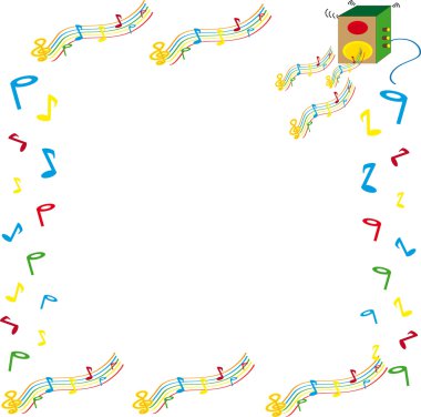 Music melody clipart