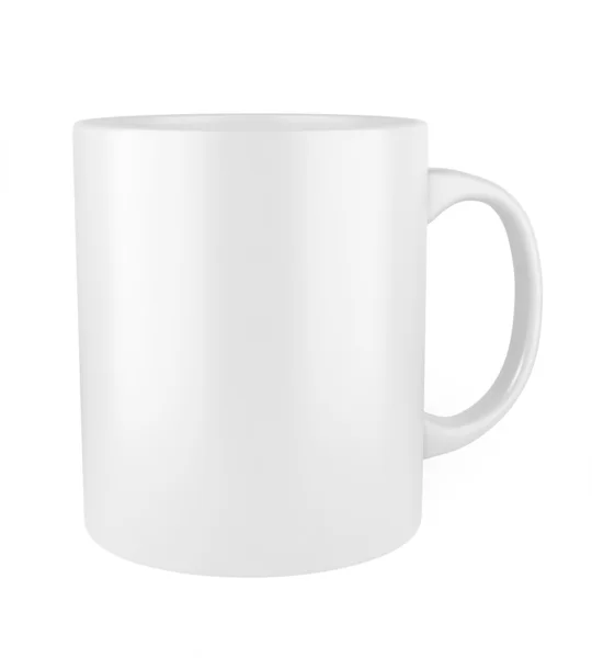 Kerámia csésze elszigetelt fehér háttér — Stock Fotó