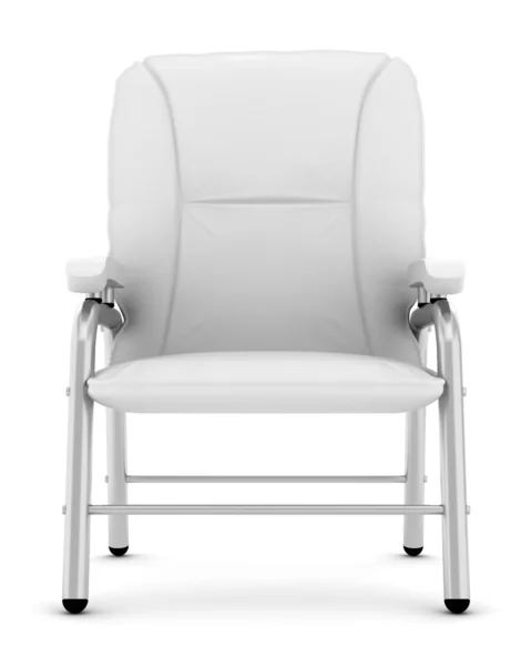 Крісло ізольоване на білому тлі з відсічним контуром — стокове фото