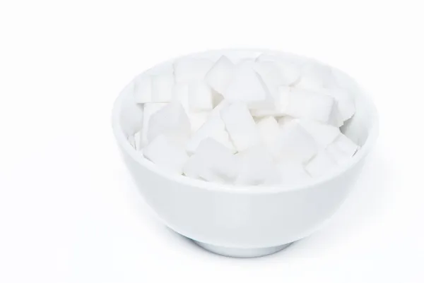 stock image Sugar on a in white Background