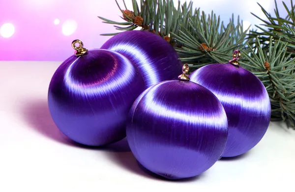 Kerst ornamenten met achtergrond — Stockfoto