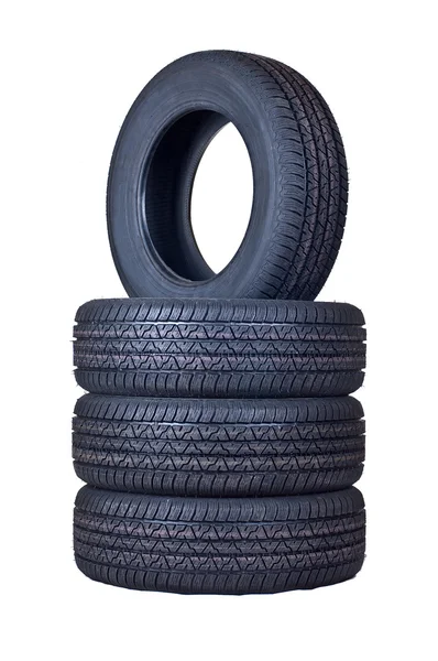 Neumáticos con protector —  Fotos de Stock