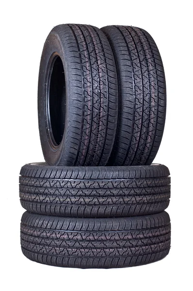 Neumáticos con protector —  Fotos de Stock