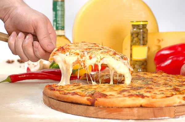 Legfelsőbb pizza — Stock Fotó