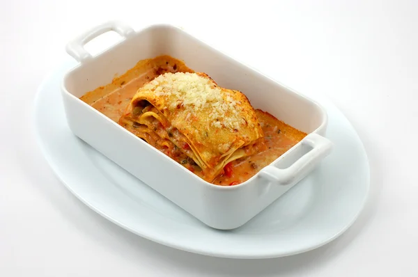 Vegetarische Lasagne — Stockfoto