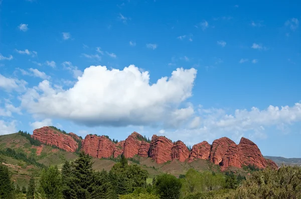 stock image Blue sky in mountains