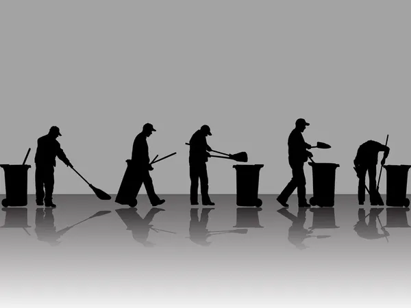 Nettoyant pour rues — Image vectorielle