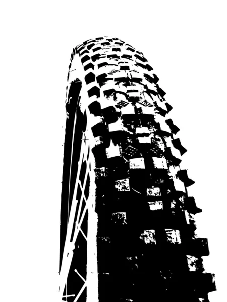 Roue de vélo — Image vectorielle