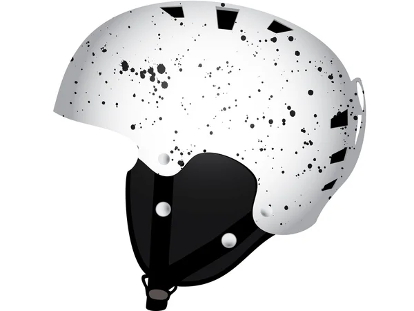 Snowboard helmet — Stock Vector