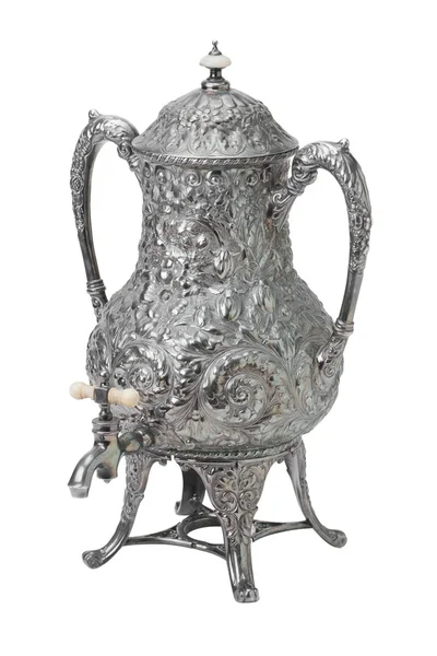Tea samovar isolated — Stock Photo, Image