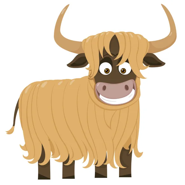 Glada yak — Stock vektor