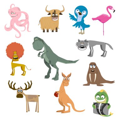 Set of animals clipart