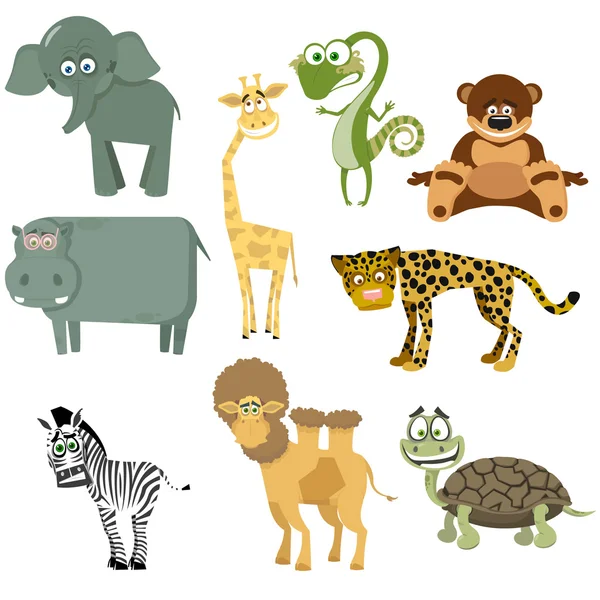 Набор животных (Safari ) — стоковый вектор