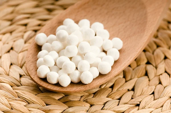 Weiße Tapioka-Perlen — Stockfoto