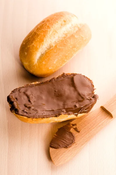 stock image Bread with chocolate