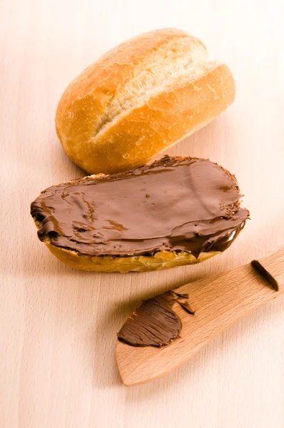 stock image Bread with chocolate