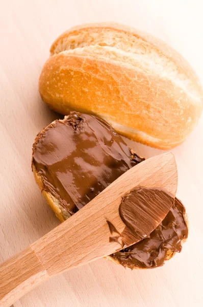 Chléb s čokoládou — Stock fotografie