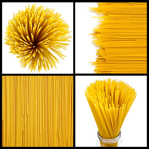Pasta-Collage — Stockfoto