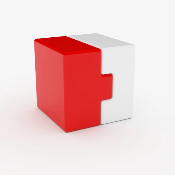 Ícone de Puzzle — Fotografia de Stock