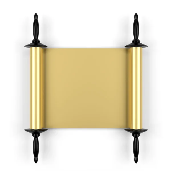 Gold manuscript — Stock Photo, Image