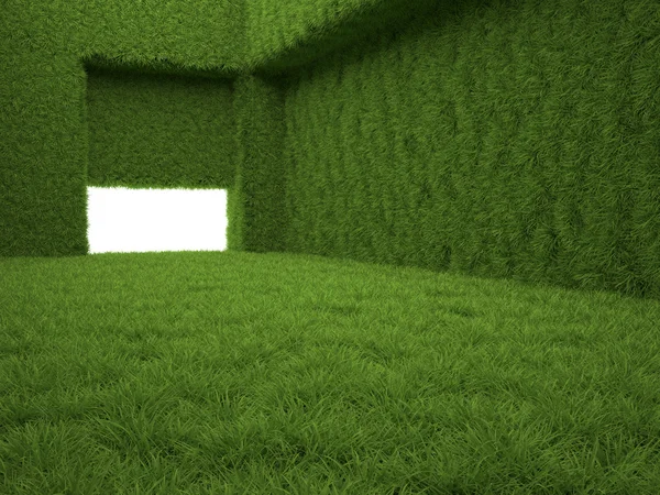 stock image Grass room