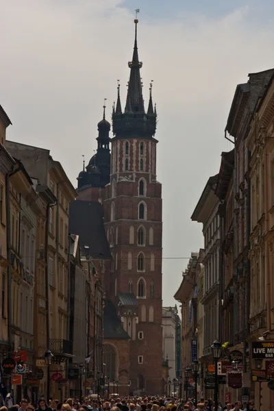Staré město Krakov ulice — Stock fotografie