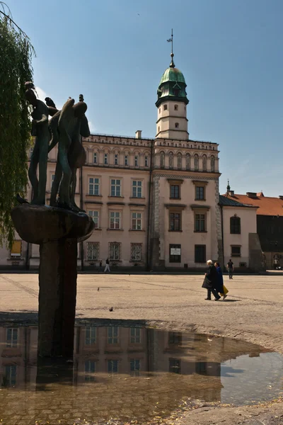 Krakow Old Town Kazimierz Square — Stock Photo, Image