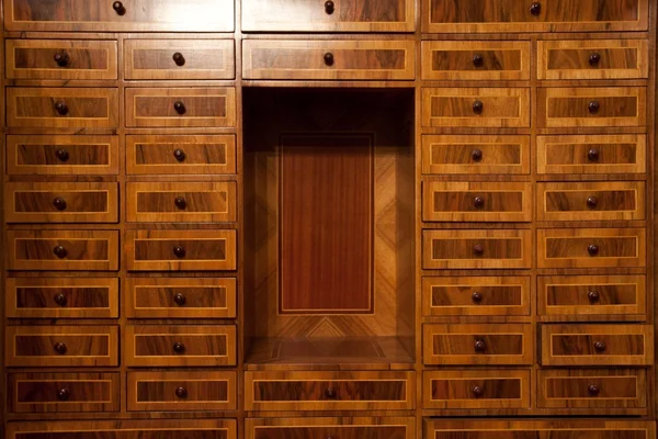 Oude houten herenhuis kamer in Polen — Stockfoto