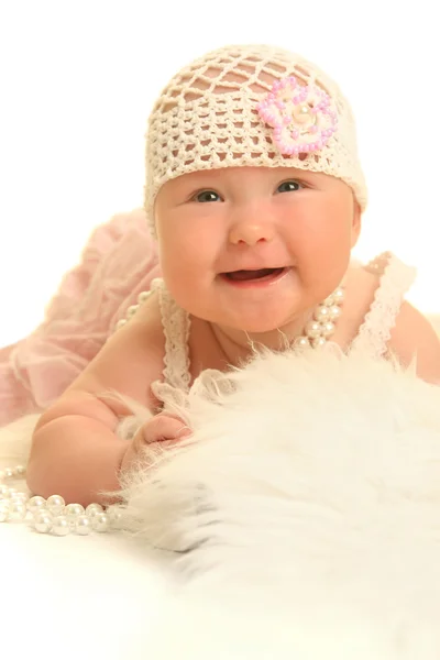 Beyaz bebek — Stok fotoğraf