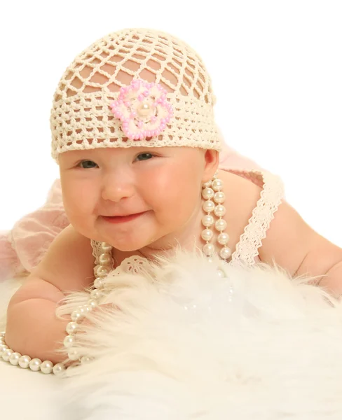 Bebé blanco — Foto de Stock