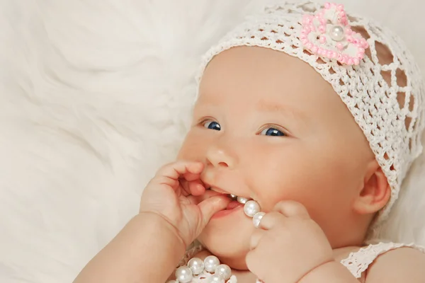 White baby — Stock Photo, Image