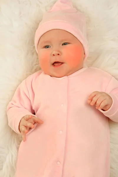 Bebé rosa — Foto de Stock