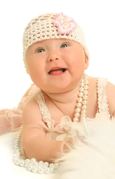 白の赤ちゃん — ストック写真