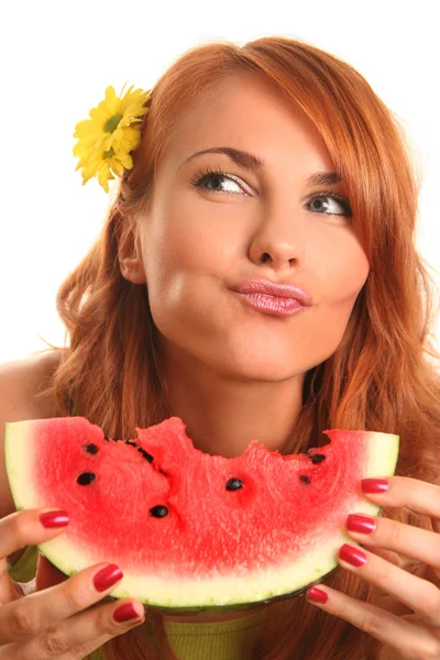 Sappige watermeloen — Stockfoto
