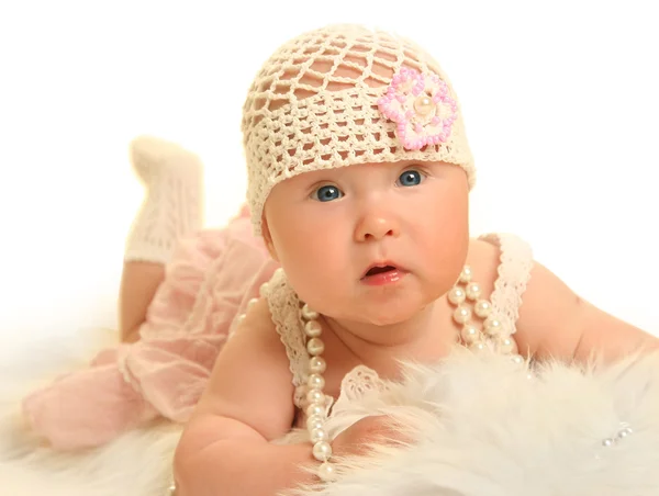 White baby Royalty Free Stock Images