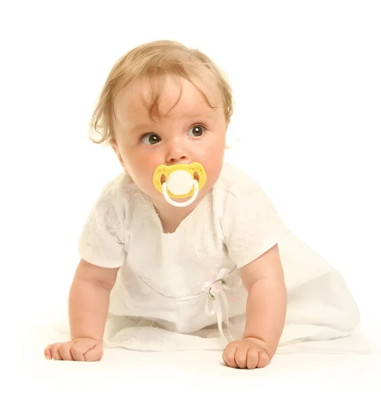 Άσπρο μωρό — Φωτογραφία Αρχείου