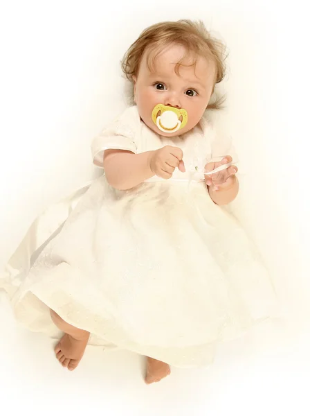 Bebé blanco —  Fotos de Stock