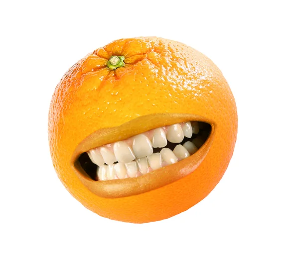 Grappige oranje — Stockfoto
