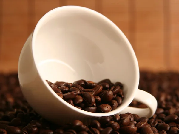 Beker met koffie — Stockfoto