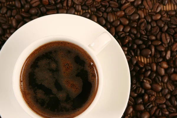 Kaffee auf Kaffee — Stockfoto