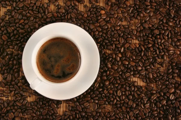 Kaffee auf Kaffee — Stockfoto