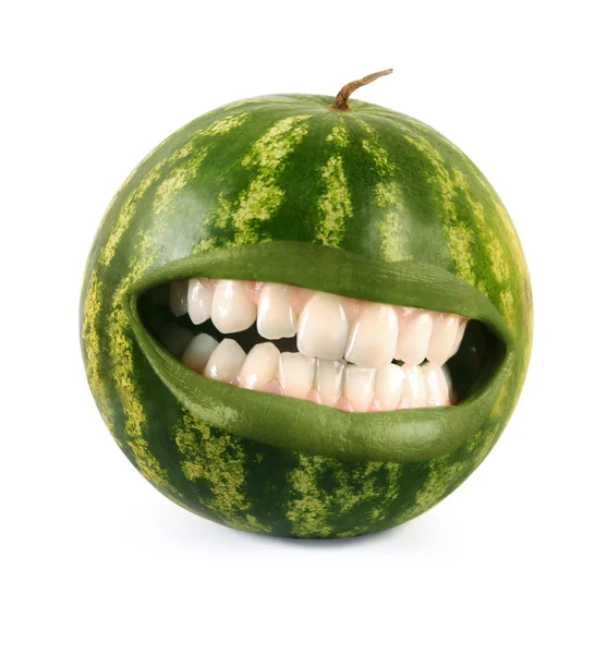Happy watermelon — Stock Photo, Image